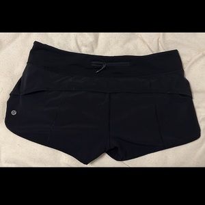 Lululemon speed up shorts low rise 10